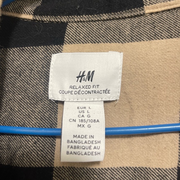 H&M Relaxed Fit Flannel - Picture 3 of 5